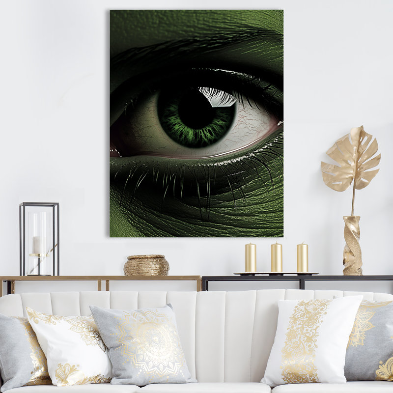 Emerald Eye Dream sur impression sur toile, Toile tendue, H 32 po x l 24 po