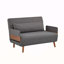 Très grand canapé-lit pliant 3 en 1 - convertible en lit 10 s, dossier réglable à 3 positions, tissu en lin de coton de qualité supérieure, charnières silencieuses, canapé-lit gris peu encombrant pour petit appartement-118055640