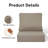 5.75" H Water-Resistant Outdoor Deep Seat Cushion Set with Removable Covers-446612496
