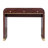 3-in-1 Vanity Desk With Flip Mirror, 2 Drawers, Gold Metal Accents And Storage Space-104889056