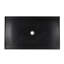 Base de panneau de douche 60 po x 36 po à simple seuil avec couvercle de bonde inclus, surface de douche antidérapante texturée, noir-126135998
