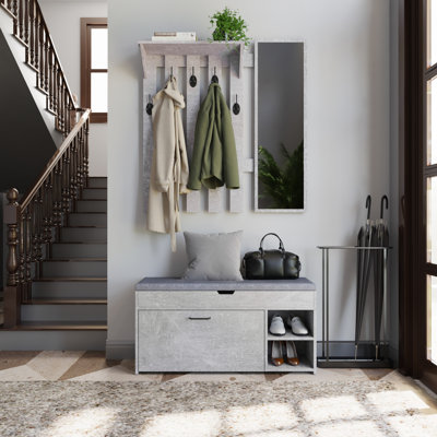 Ohlson Polyester Upholstered Storage Bench