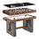 Table combinée Barrington Urban 3-en-1 - Babyfoot, hockey sur air et tennis de table - Table multi-jeux pour la maison ou la salle de jeux