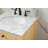 24'' Single Bathroom Vanity with Carrara Marble Top-73360041