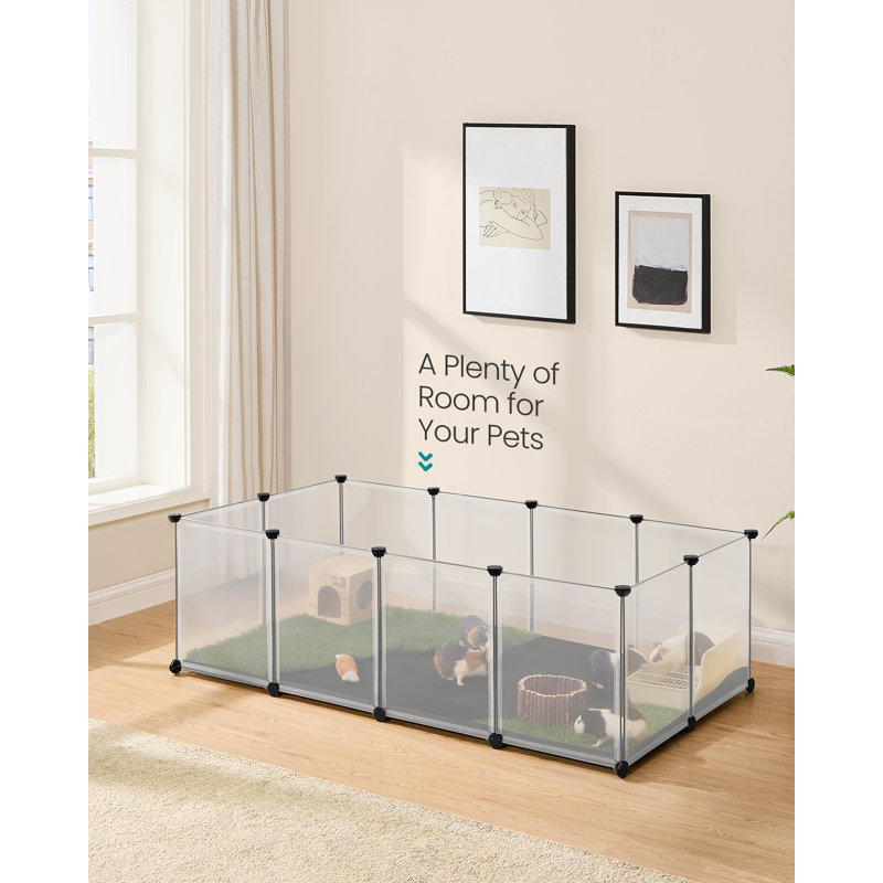 Small Animal Playpen, 46" H x 125" W x 63" D