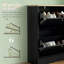 Armoire à chaussures étroite avec tablettes réglables (8 à 12 paires)
