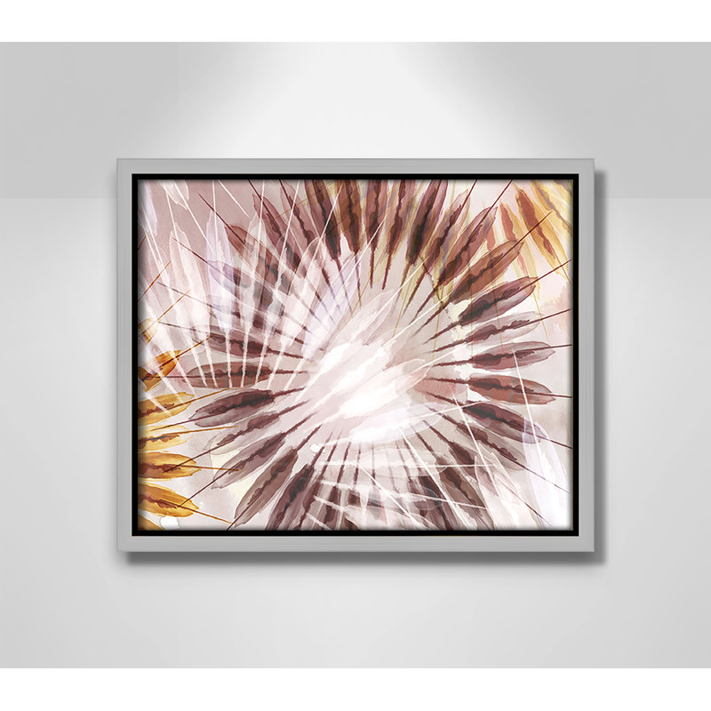 Danse des rayons II par Eva Watts, Argent, H 9,5 po x l 11,5 po