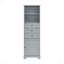 Grande armoire de rangement avec 3 tiroirs et tablettes réglables-1670555754