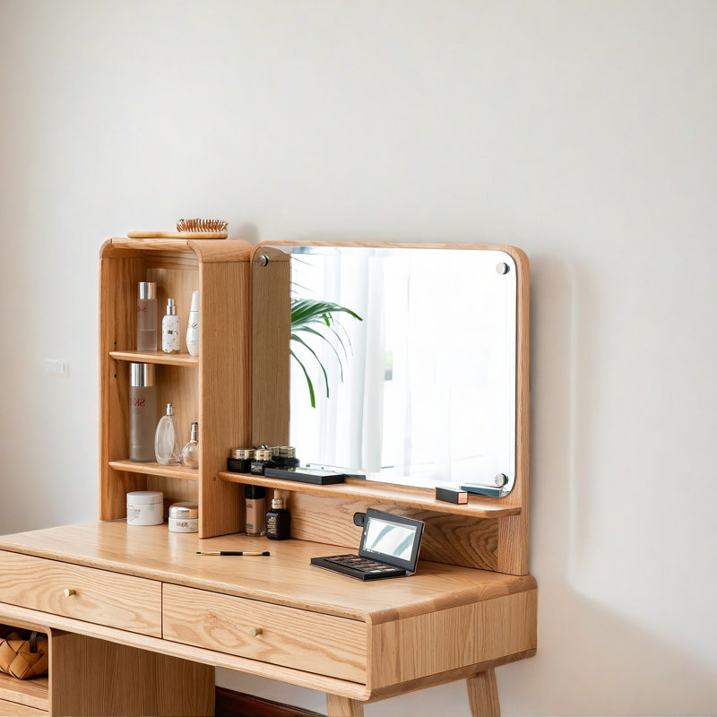 Commode moderne en bois massif naturel