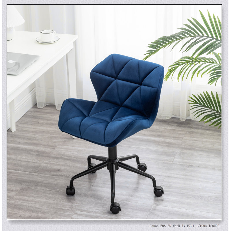 Chaise de bureau pivotante Eldon, Bleu