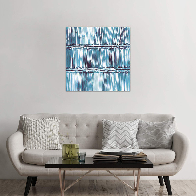 Bold Blue III by Nan - Wrapped Canvas Painting, 93.98 cm H x 93.98 cm W x 1.91 cm D