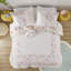 Ensemble d'édredon réversible 100% coton imprimé floral 4 pièces Lulu-1543075338