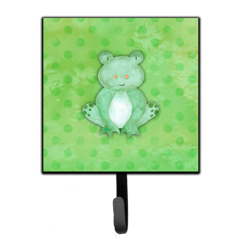 Organisateur de clé murale grenouille avec crochets clés polkadot Roksana