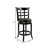 Swivel Upholstered Faux Leather Counter Stool with Solid Wood Frame-69426735-69426734