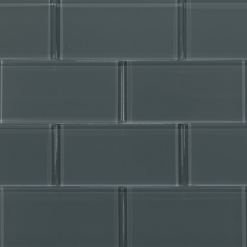 Carrelage mural 3 "x 6", Tungstène