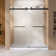 69-72" W x 76" H Double Sliding Frameless Shower Door with 5/16 in. Tempered Glass