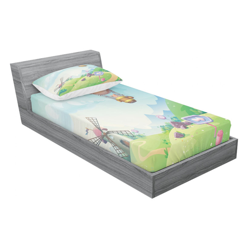 Ensemble de draps en micro-fibre, Ensemble de draps pour lit simple TG + un drap-hou