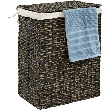 Storage Shelf Organizer Wicker Basket Set Bayou Breeze