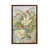 Toile avec cadre en bois brun classique
