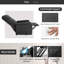 Fauteuil inclinable manuel de 34 po de largeur-913245384