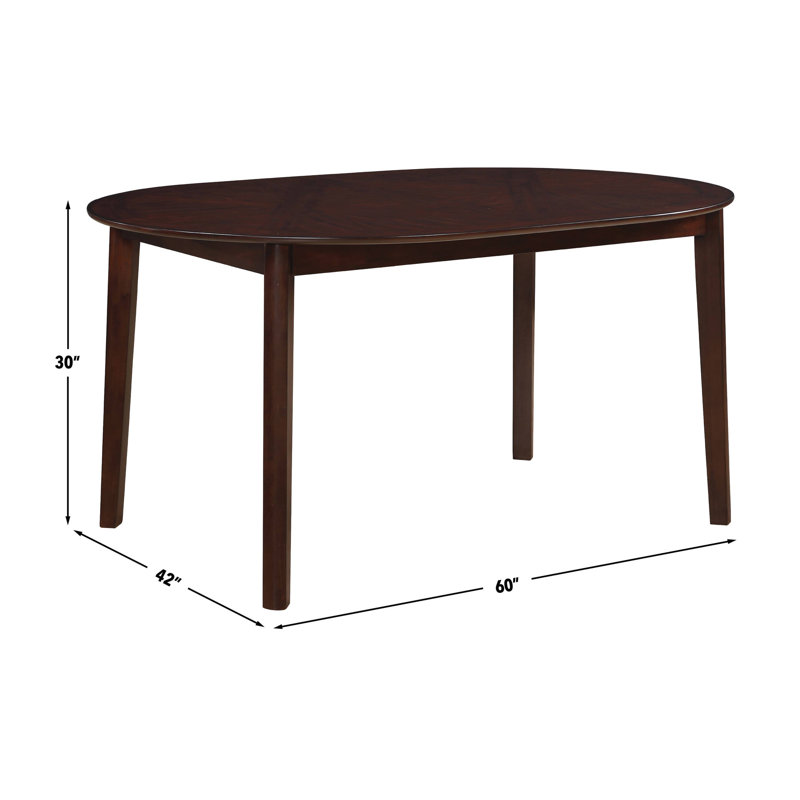 Ensemble de table de salle à manger Adrian, 7 pièces : table, 6 chaises