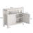 Ashalina Sideboard Buffet Server Cupboard Storage Cabinet Adjustable Shelf-281851720-274015013
