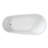 Acrylic Freestanding 63" Bathtub With Double - Design For Heat Retention. Features Sloped Lumbar Support And A Pre Installed Drain & Overflow System. Quality Glossy White Pop Up Integrated Overflow.