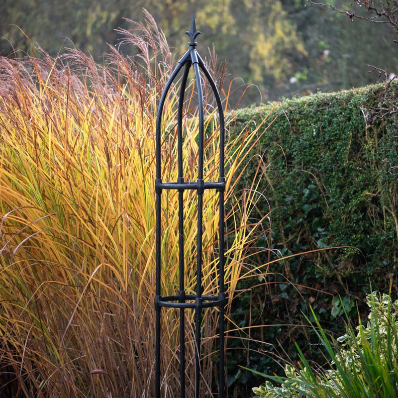 Banstead Metal Plant Support Obelisk (x2), 175cm H x 26cm W x 26cm D