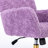 Artificial rabbit hair Home Office Chair with Golden Metal Base,Adjustable Desk Chair Swivel Office Chair,Vanity Chair-79261848