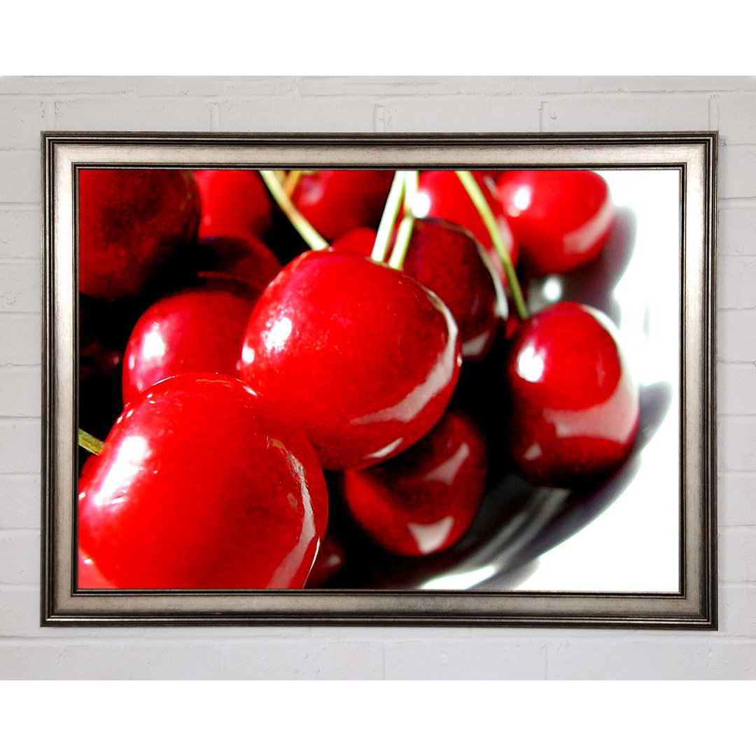 Red Cherry Treat - Einzelner Bilderrahmen Kunstdrucke