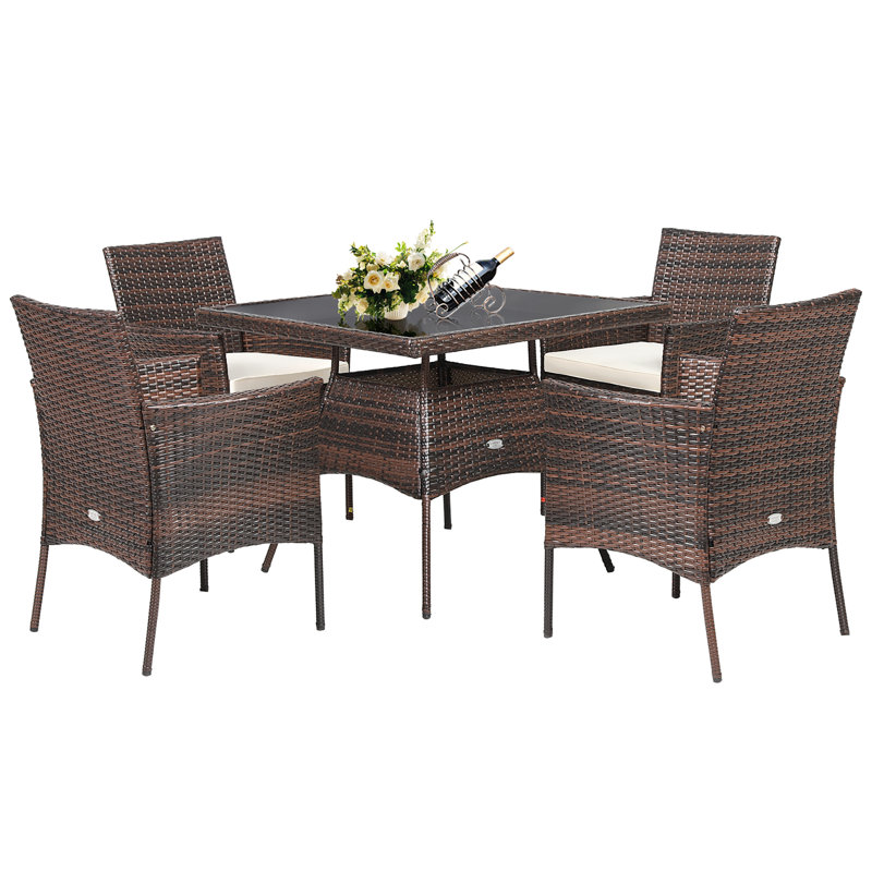 Ariam 4 - Person Patio Conversation Set with Cushions