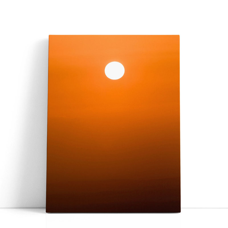 Orange Sunset - reproduction d'art sur toile, H 60 po x l 45 po