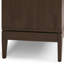 Buffet Harper en bois massif brun noyer