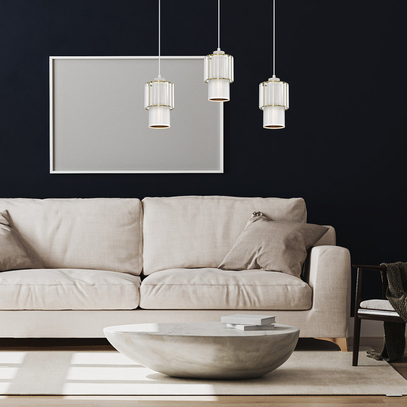 Blanco 3 - Light White Kitchen Island Pendant