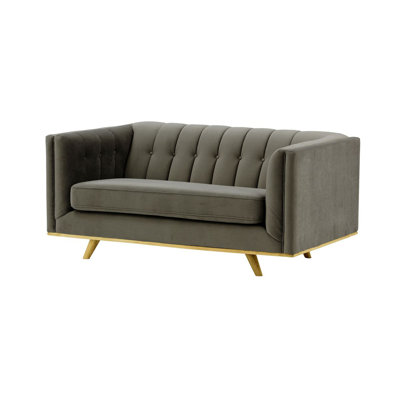 Afsheen 2-Seater Velvet Sofa