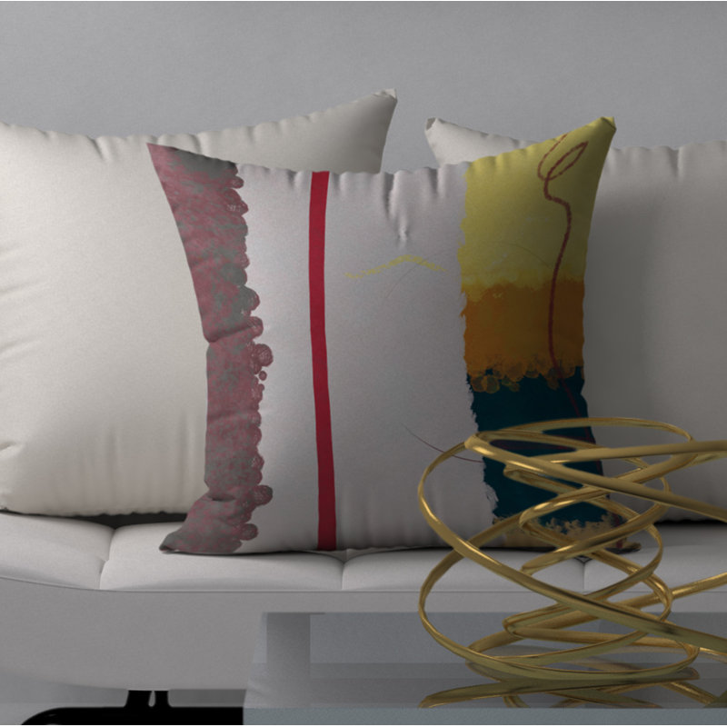  Housse et insert de coussin carré important Tangy, 24" X 24"
