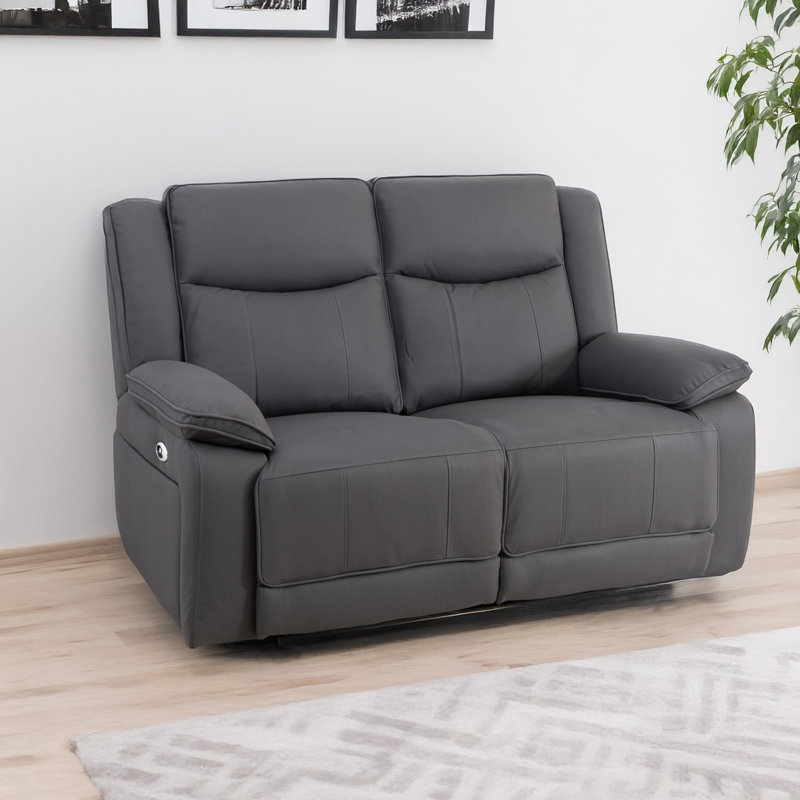 Maplewood Milan Manual Recliner Armchair - Mocha, Does Not Apply, 102" H x 157" W x 95" D, Power