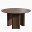 Ensemble de table de salle à manger 52 "en bois massif avec 6 chaises de salle à manger rembourrées Fabirc-2058892550-2058892551