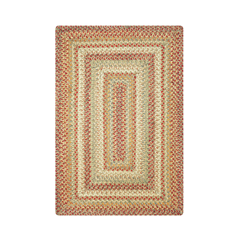 Tapis brun / crème en jute tressé Dajohn, Rectangle 5 pi x 8 pi