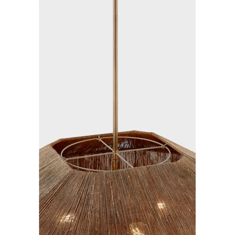 LAKEN Chandelier, 21" H x 35.50" W x 35.50" D