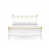 Blanc brillant / or antique est en rupture de stock