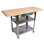 Cucina Elegante Kitchen Cart with Wood Top