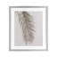 «Falling Neutral Brown Palm», reproduction sous verre encadrée, design par Sissi et Seb-815348440-815348443