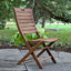Chaise d'appoint d'extérieur Kinsler Eucalyptus-1868964227