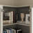 71'' H X 31.5'' D 4-Tier Corner Bookcase With Frosted Glass Doors