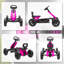 AIYAPLAY Pedal Go Kart for Kids with Silent EVA Tyres for 2-5 Years-347977301