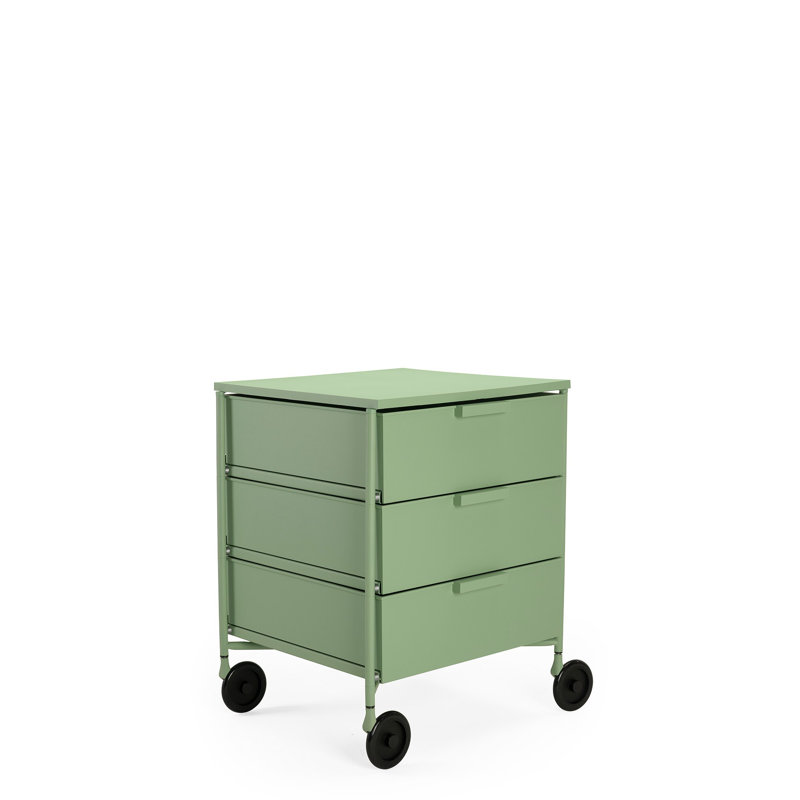 Armoire mobile recyclée, Vert
