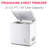 Frigidaire 2.1 Cu. Ft. Chest Freezer, Garage Ready Deep Freezer in White