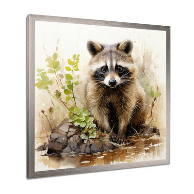 «Raccoon s playful explorer II», art sur toile