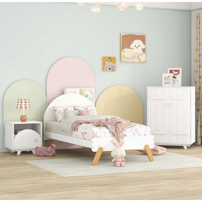 3 Piece Solid Wood Bedroom Set